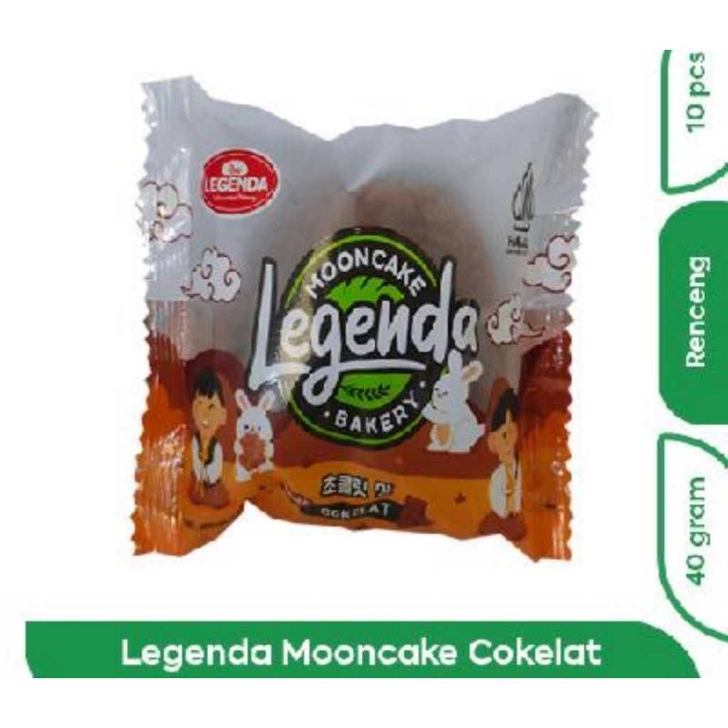 

LEGENDA MOONCAKE COKELAT 40gr RENCENG 10 PCS