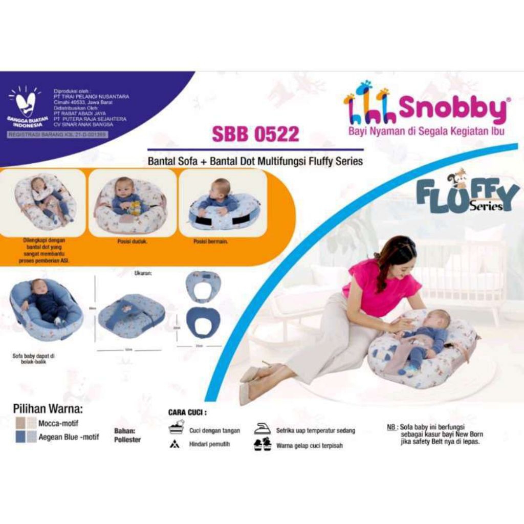 Sofa Bantal Bayi Snobby Fluffy Series