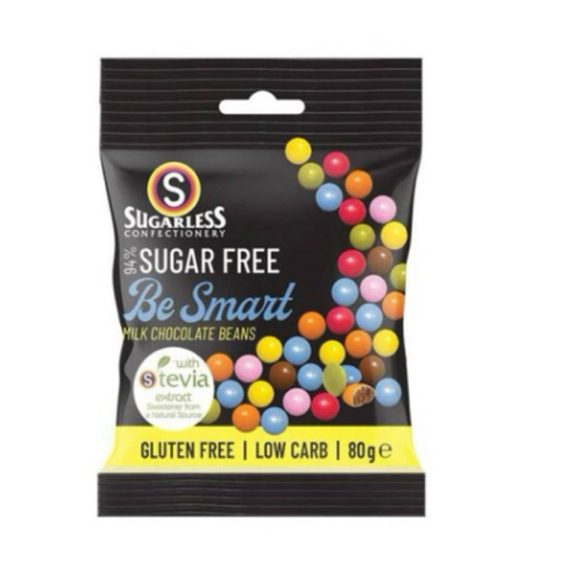 

Be Smart Milk Chocolate Beans SUGAR FREE GLUTEN FREE LOW CARB