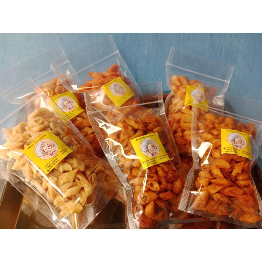 

Keripik kulit lumpia 100gr banyak rasa