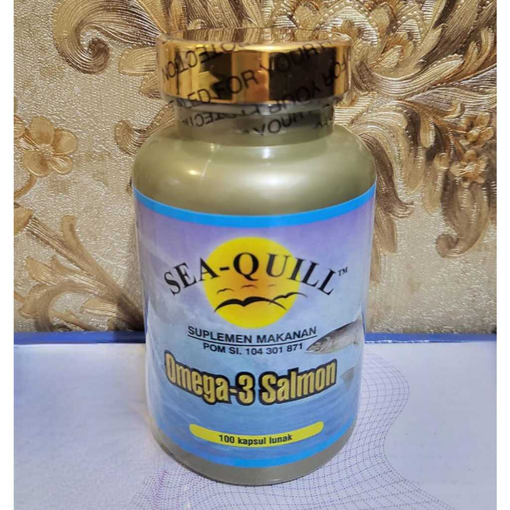 SeaQuill Omega 3 Salmon 100 dan 120 kapsul