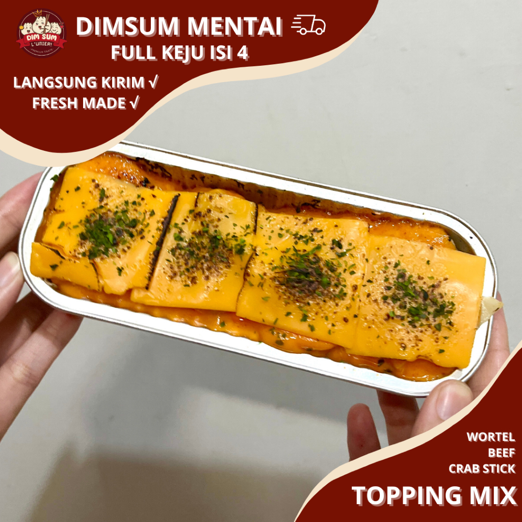 

Dimsum Mentai Lumier Premium isi 4 pcs