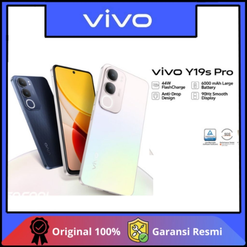 Terbaru Vivo Y19sPro 6/128GB 4/128GB 4/64GB hp vivo Original Handphone Gratis ongkir 100% Garansi Re