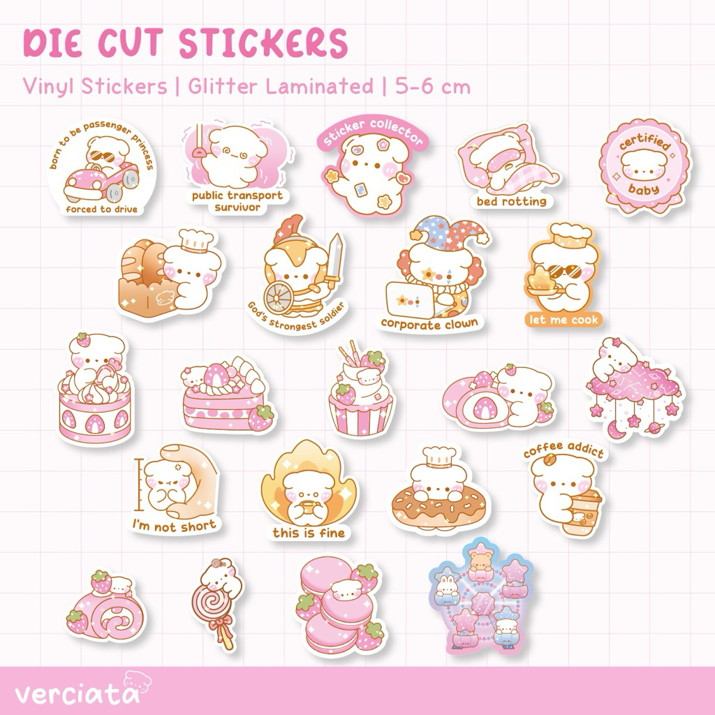 

[DIE CUT STICKERS] Verciata Original Merch