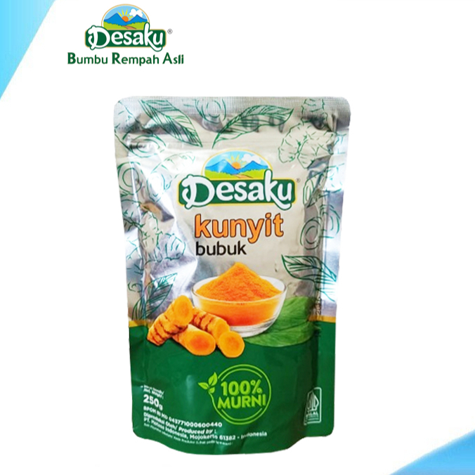 

Desaku Kunyit Bubuk 250gr - Bumbu Halus Premium untuk Masakan, Minuman, dan Pewarna Alami