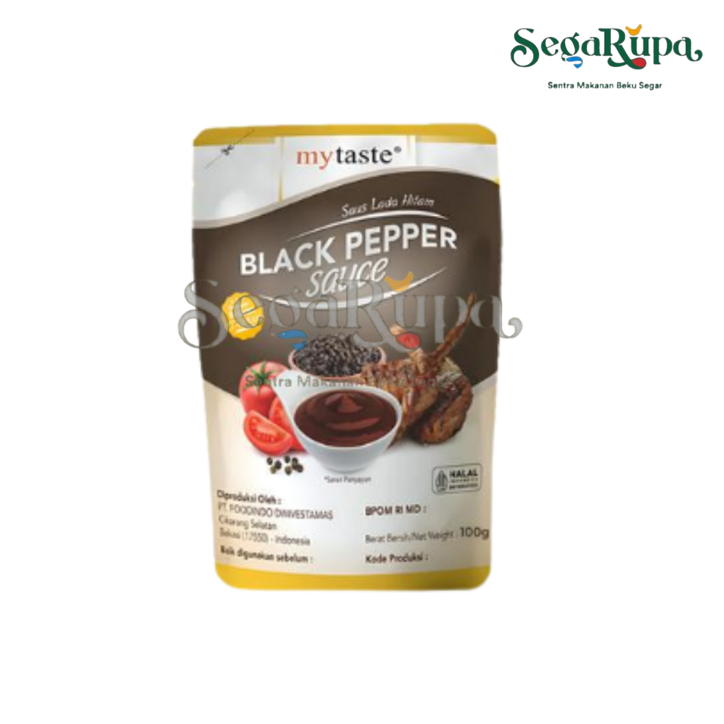 

MY TASTE BLACK PEPPER 100 GR - SEGARUPA FROZEN & TOKO DAGING