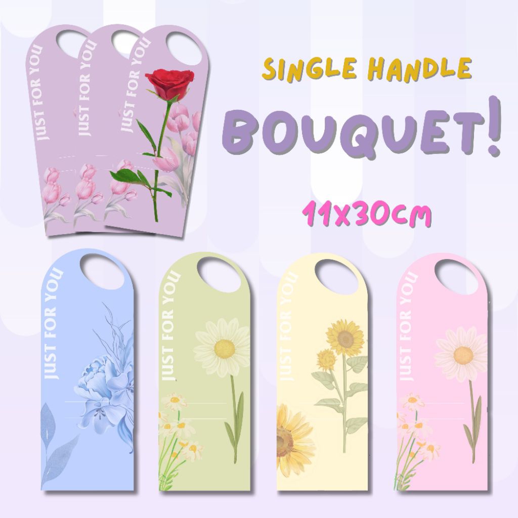 

Handle Single Bouquet / kertas buket bunga satuan