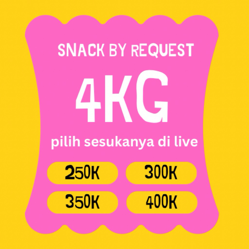 

Snack by Request 4KG | Snack Import | Halal | Viral
