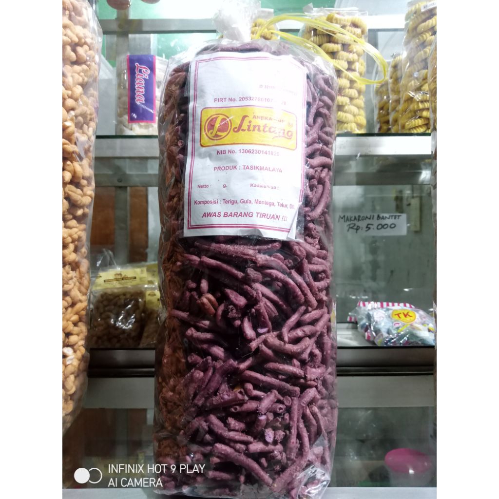 

1,5 Kg GROSIR HARGA PABRIK Kue Stik Ubi Ungu Merk Lintang Tasikmalaya 1 Bal
