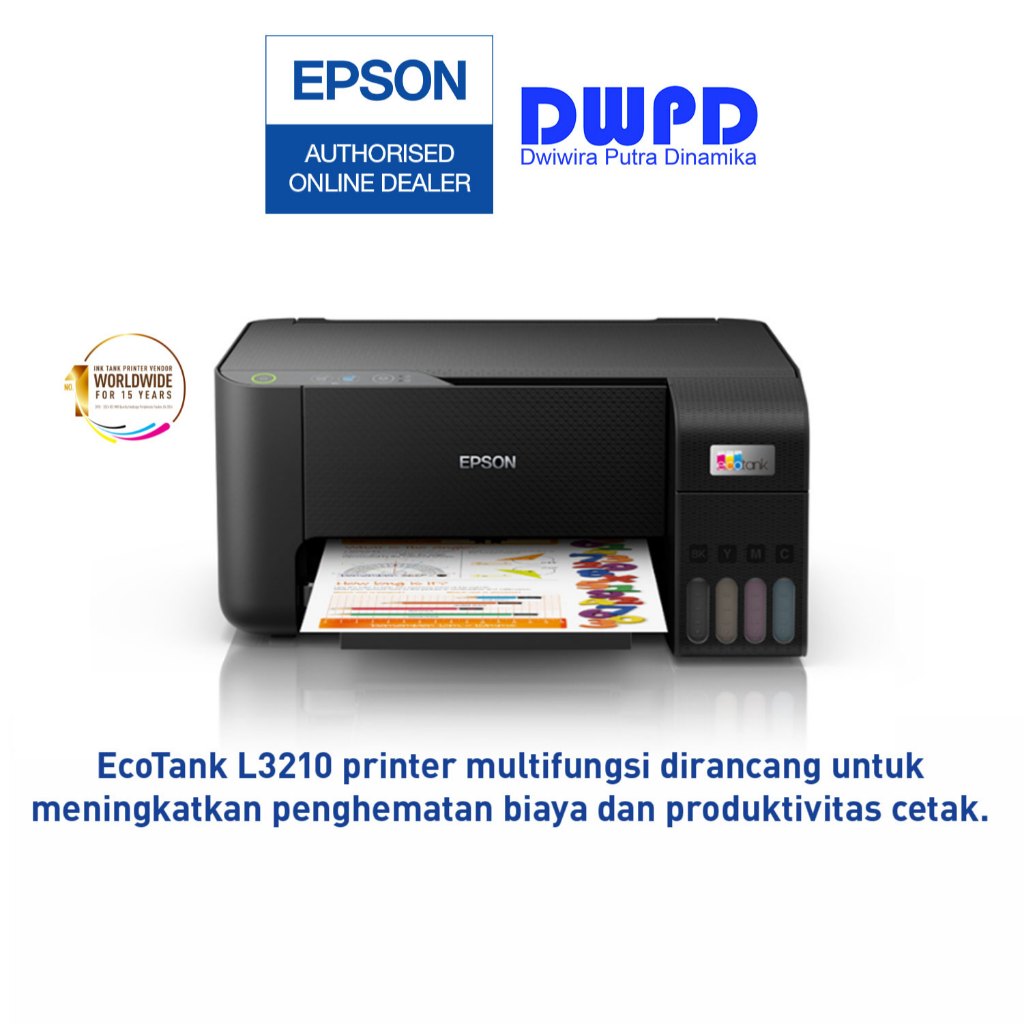 EPSON PRINTER L3210 L-3210 L 3210 PRINT SCAN COPY A4 (PENGGANTI L3110)