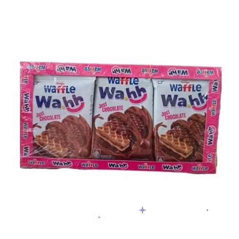 

Camilan wafer Tango waffle wahh just chocolate @ 22.5g × 12