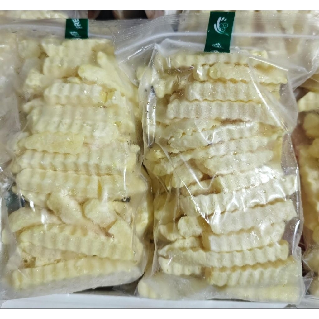 

kentang curah crinckle 500gram|kentang curah frozen 500gram|kentang crinckle