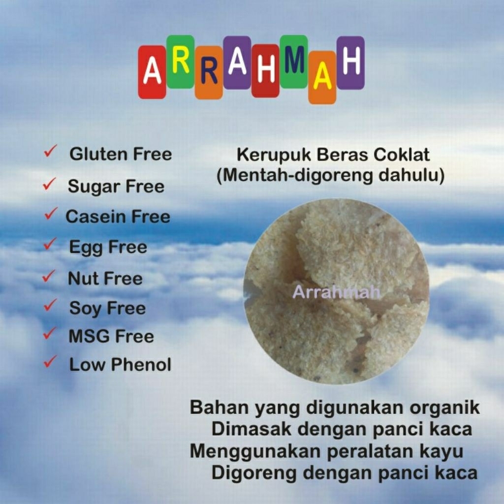 

Kerupuk Beras Coklat / CFGFSF / Autis / Arrahmah