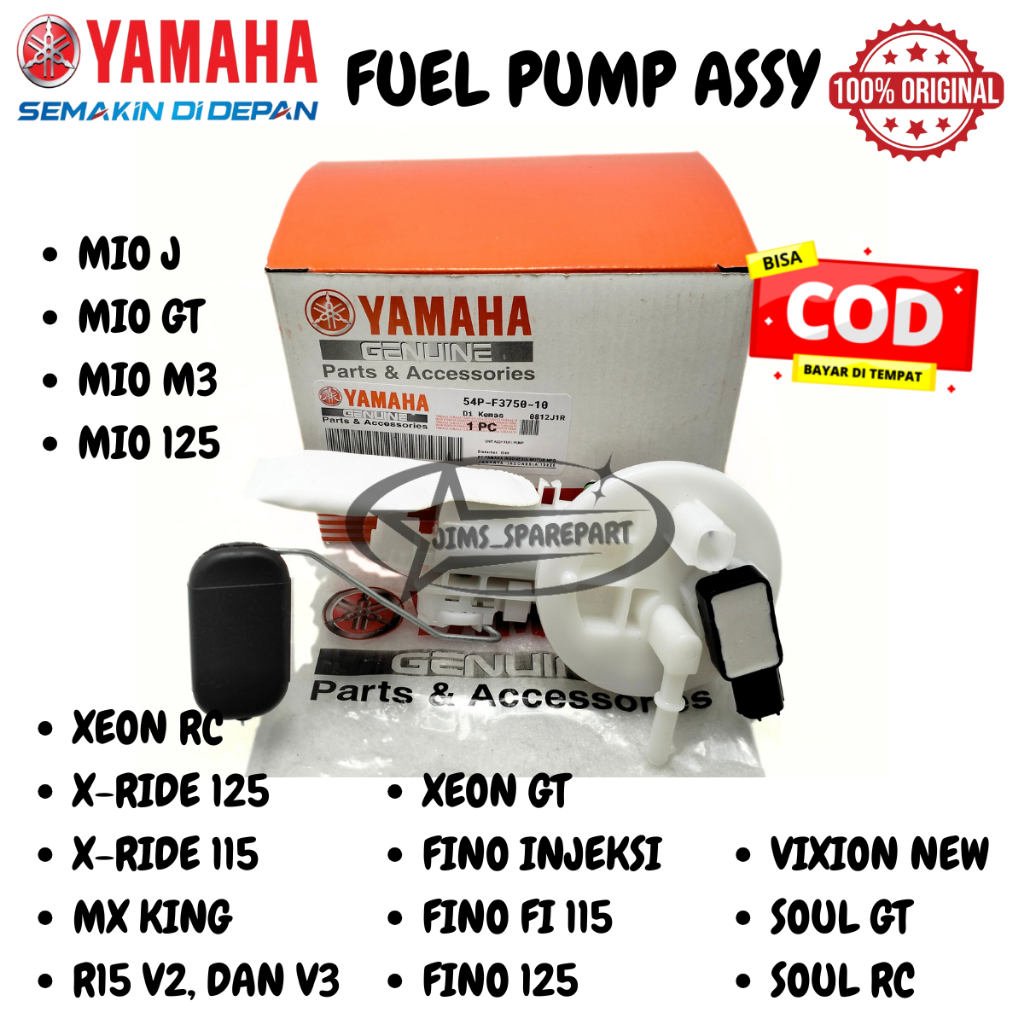 UNIT FUEL PUMP ASSY KOMPLIT POMPA BENSIN YAMAHA 54P MIO J GT M3 125 XEON RC GT X RIDE 125 115 MX KIN