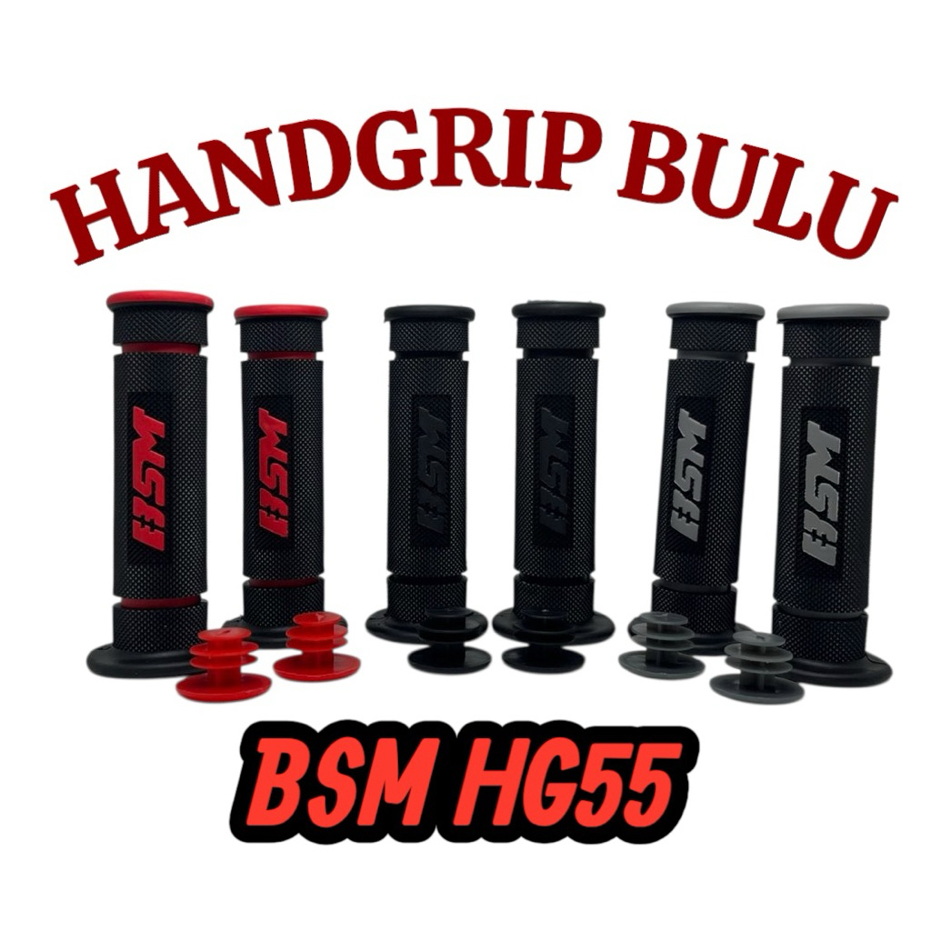 Handgrip BSM HG55 Original / Sarung Gas Motor Universal Buat Semua Motor