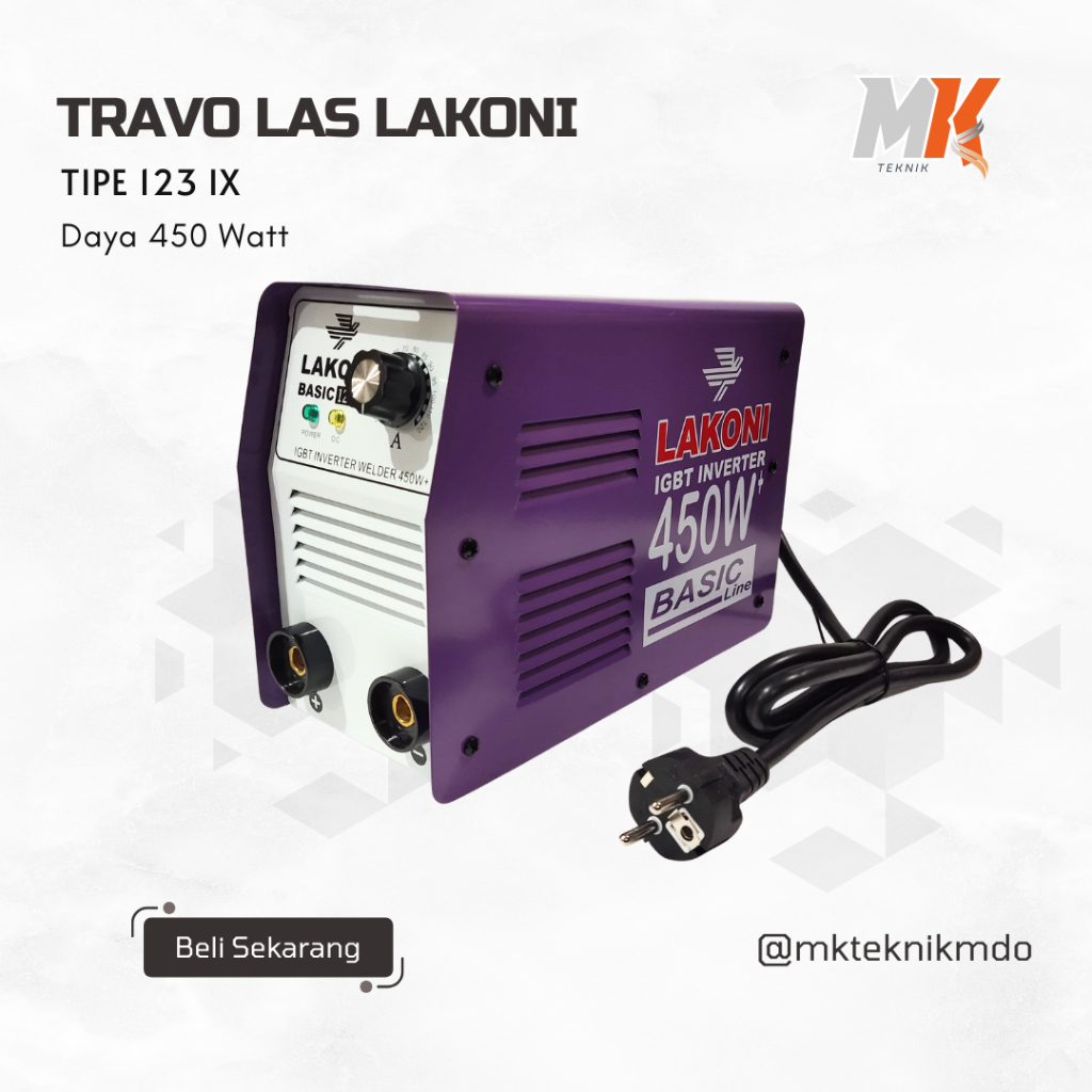 TRAVO LAS LAKONI 123 / MESIN LAS LAKONI 123