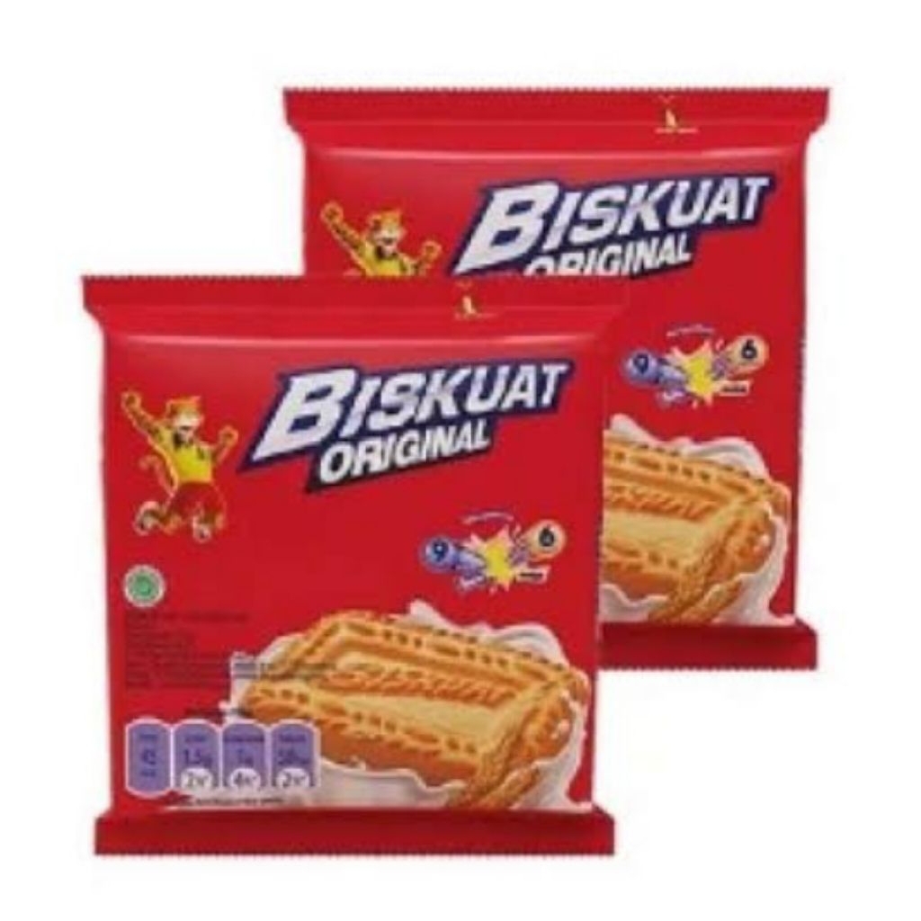 

Biskuat Original / coklat renceng 7.6gr isi 20 bungkus/pacj
