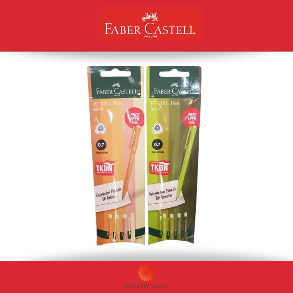 

Faber Castell Ballpoint P7 Set 4+1