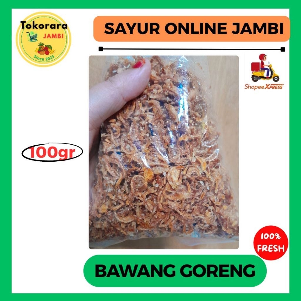 

KIRIM INSTAN Bawang Goreng Tanpa Tepung/Bks-tokorara.jambi
