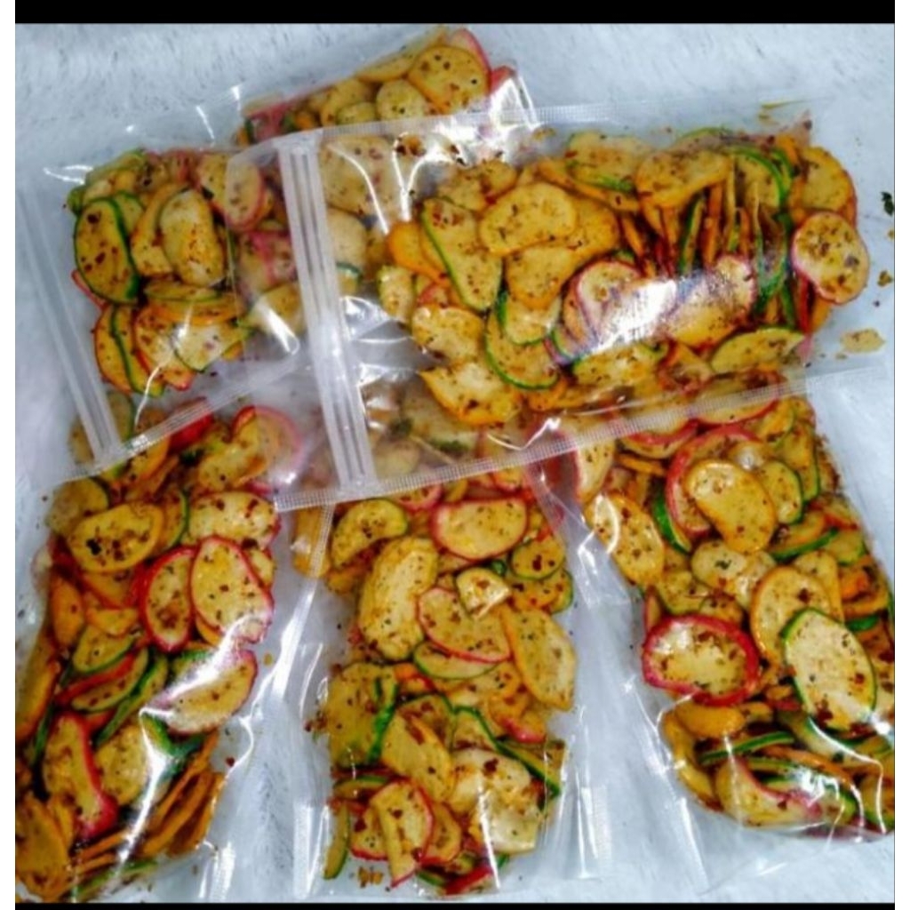 

Kerupuk Seblak Kering Pedas Gurih Dan Original Daun Jeruk Cemilan 250Gr-1Kg