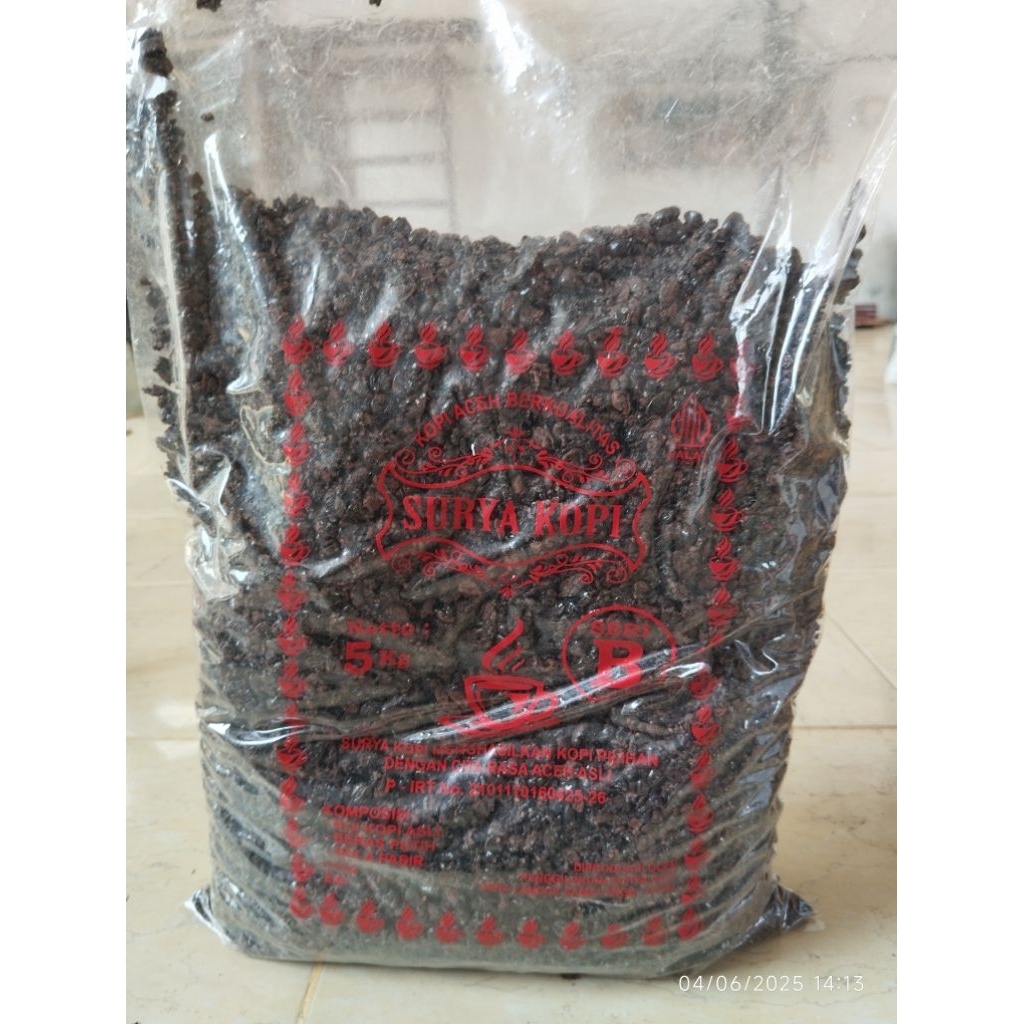 

500 Gram Kopi Saring Aceh Merk Surya