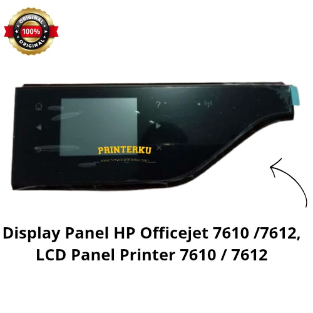 Display Panel HP Officejet 7610 /7612, LCD Panel Printer 7610 / 7612