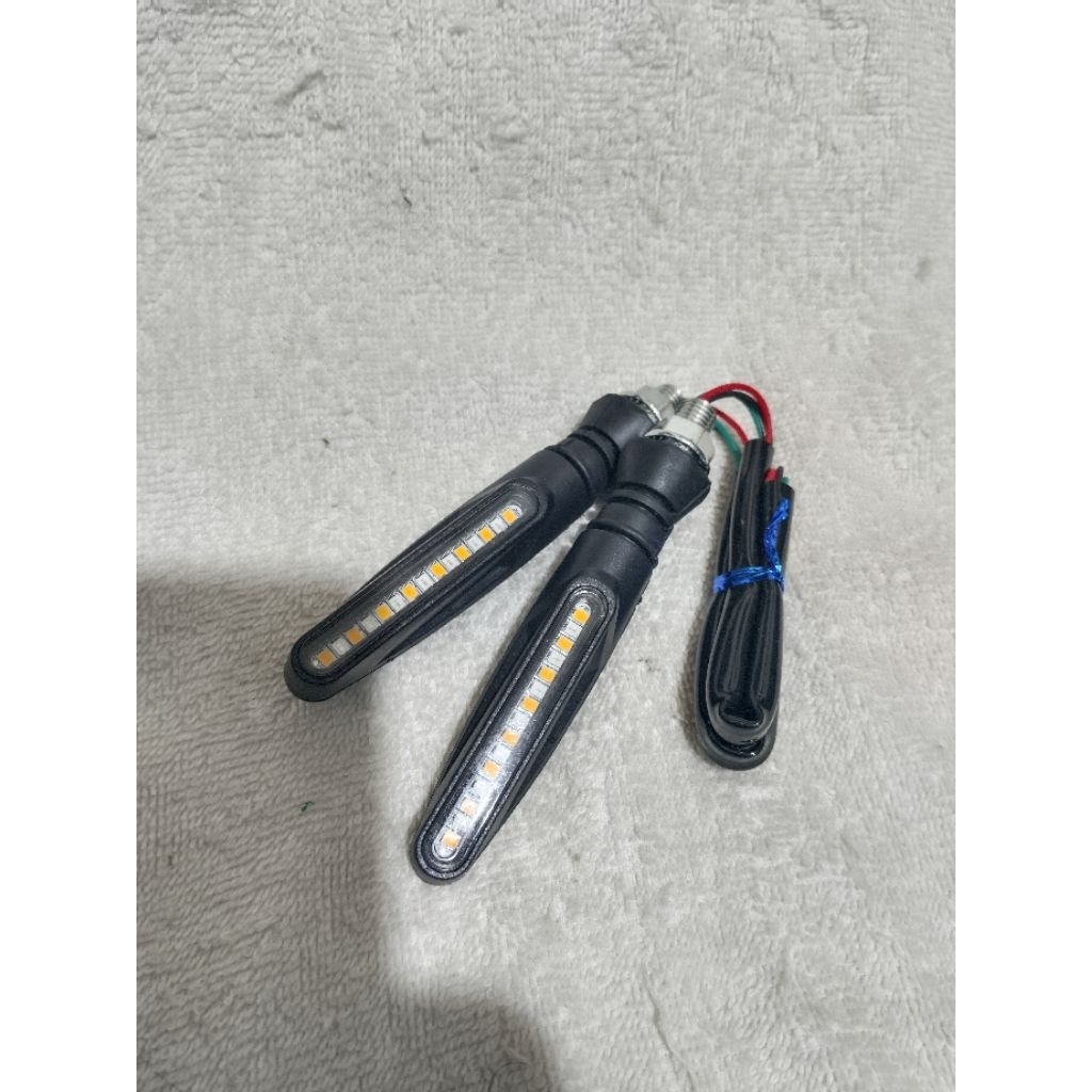 lampu sein led lurus mini riting led running lampu sein led running 2 mode