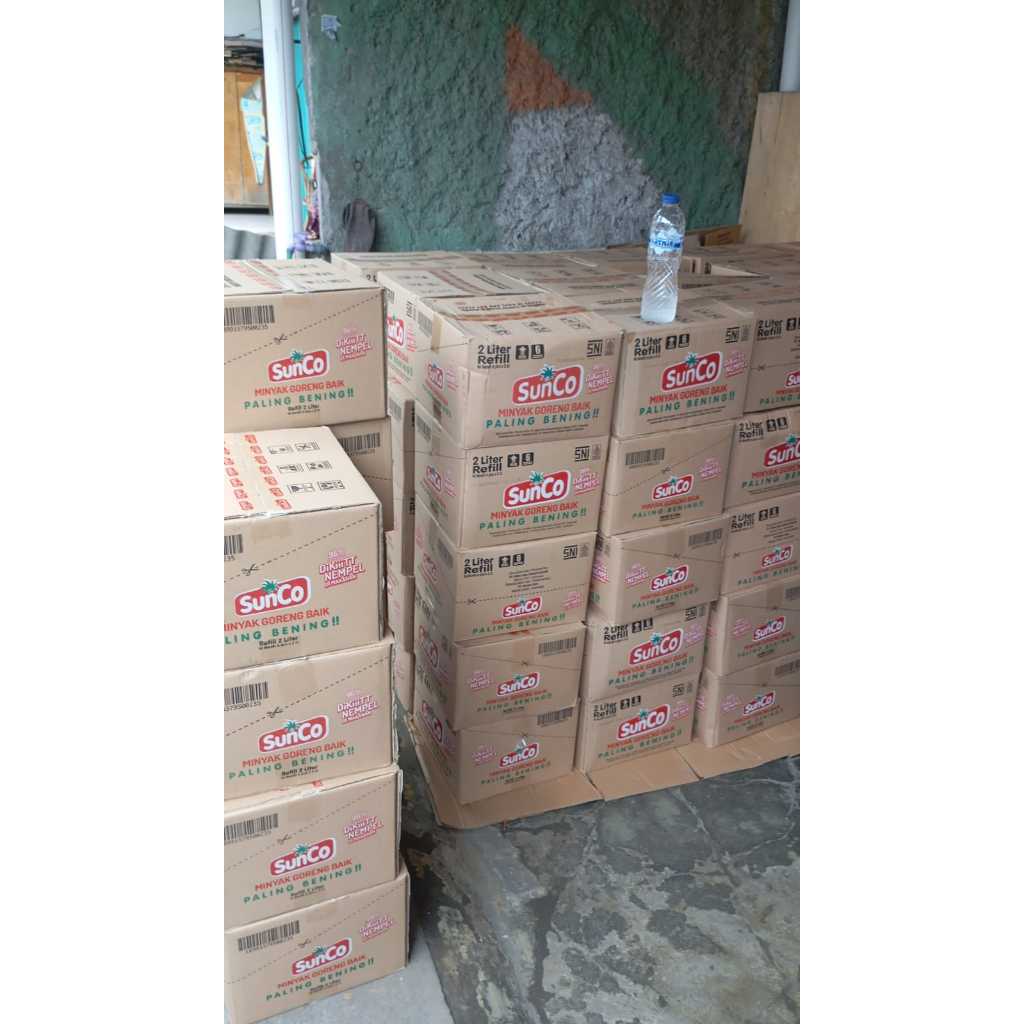 

Minyak SunCo Kemasan 2L Paket Promo 2 Kardus / Minyak SunCo 2 Liter Promo