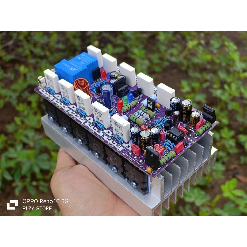 Kit power amplifier Socl 506 TEF pro lengkap 5 set tr final toshiba dan Heatsink kit driver 506 tef 