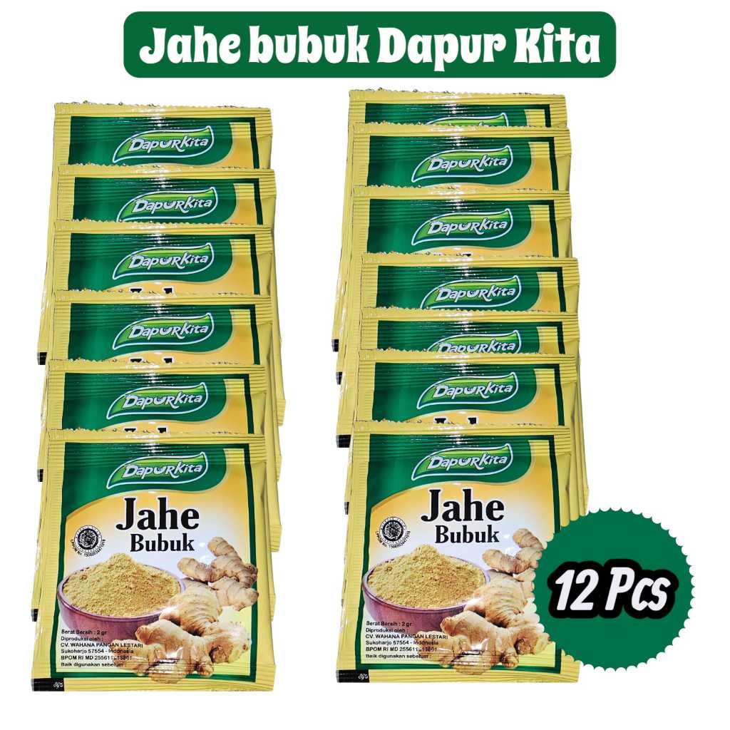 

DapurKita Jahe Bubuk Bumbu Dapur Instan 12 Pcs