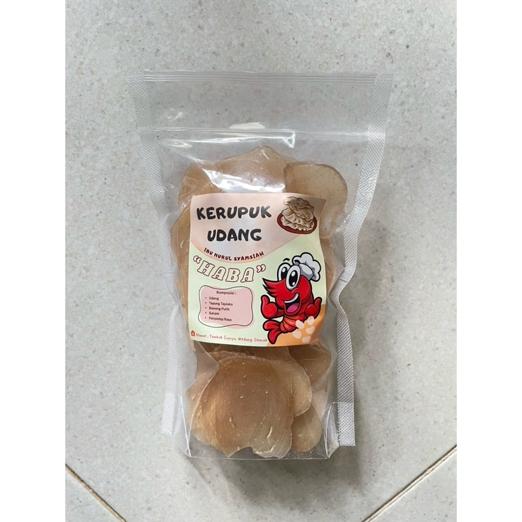 

Kerupuk Udang “HABA” Asli Tambak Gojoyo