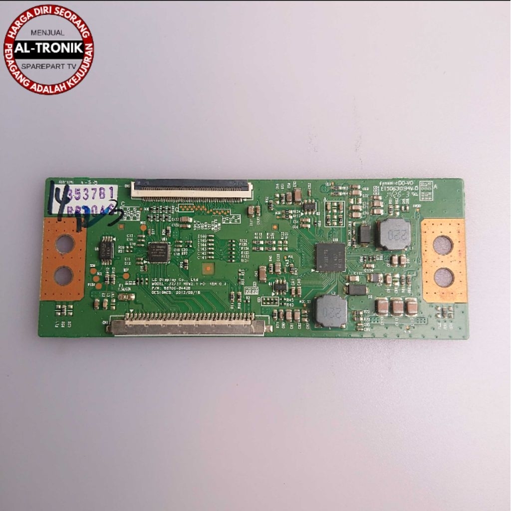 TICON BOARD TV LED LG 32 INCH 32LY340C MODUL TIKON TCON 32LY340 32LY 340