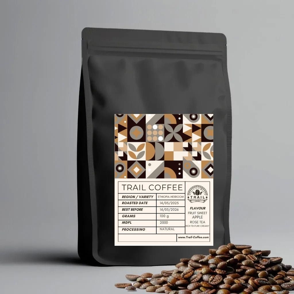 

ETHIOPIA-HEIRLOOM Speciality Beans Coffee 100gr, 250gr, 500gr