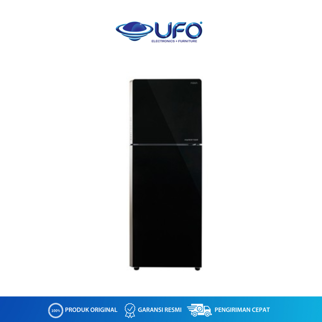Aqua Kulkas 2 Pintu 270L AQR355IG(BK)