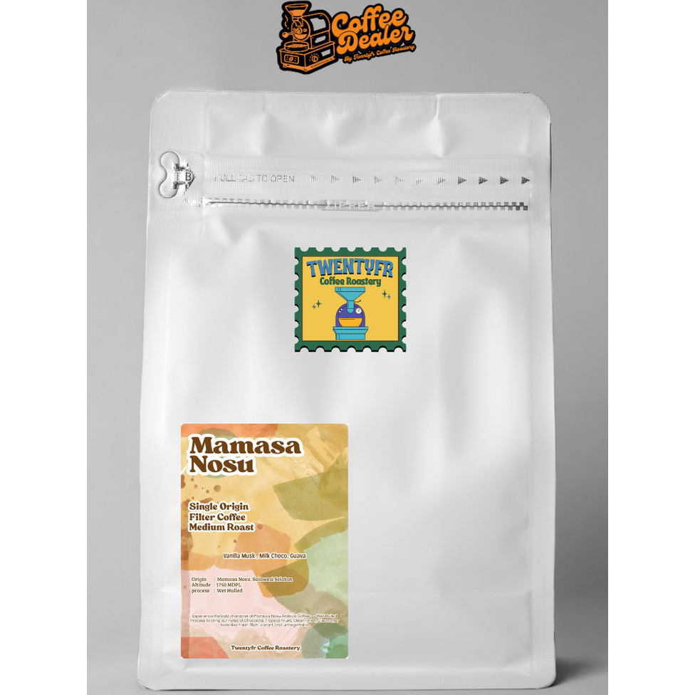 

Biji Kopi Arabika Mamasa Nosu - Roasted Coffee 100gr