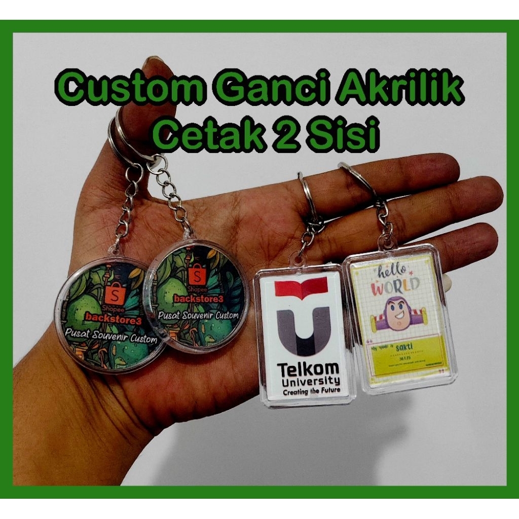 Ganci Akrilik - Custom Ganci - Gantungan Kunci Akrilik - Gantungan Kunci Custom