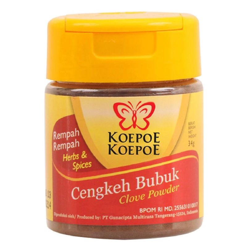 

[oddsolshop] pekanbaru/Koepoe Koepoe Bubuk Cengkeh 34GR Clove Powder Bumbu Masak Seasoning