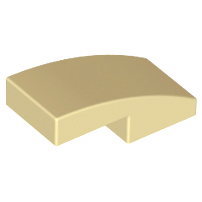Lego 11477 Slope, Curved 2 x 1 x 2/3 tan