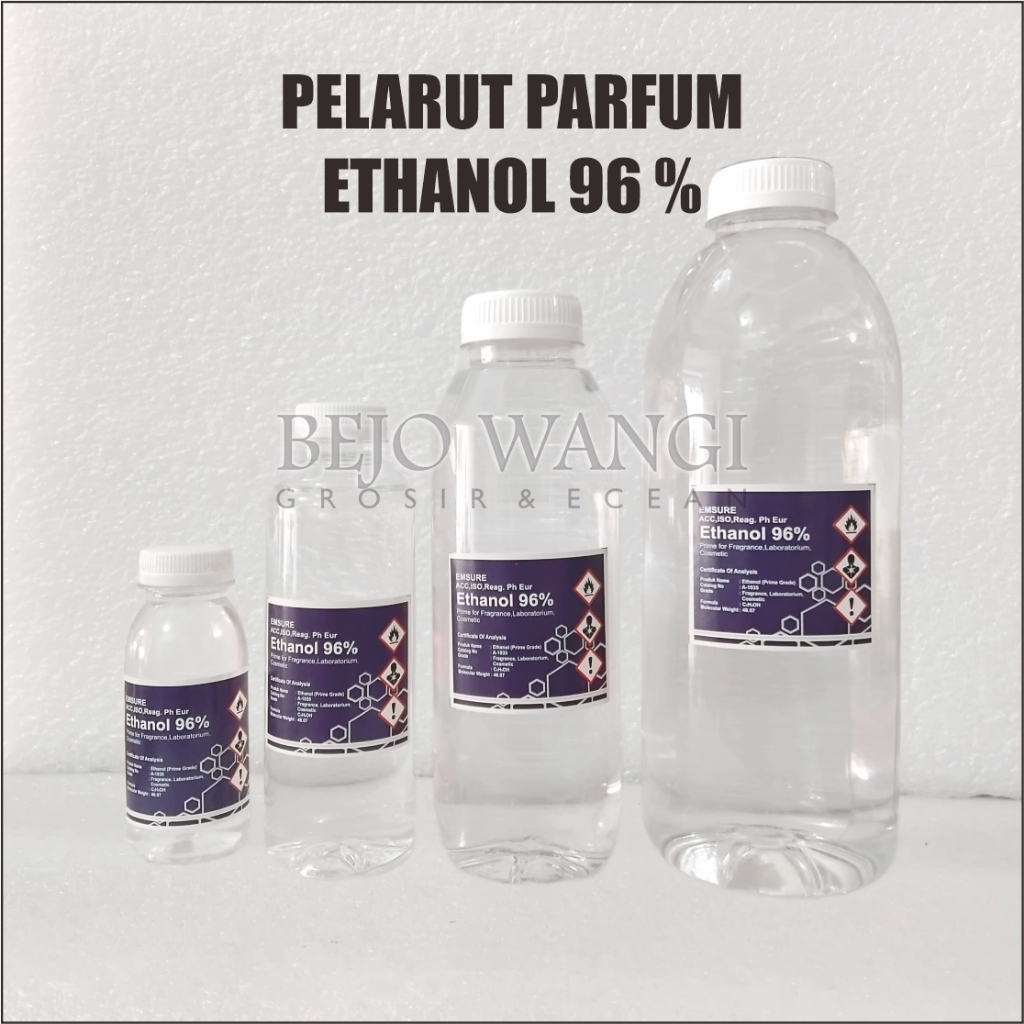 (100 ML) ETHAN0L EMSURE 96% KEMASAN 100 ML. ETHANOL EMSURE CAMPURAN BIBIT PARFUM TERBAIK.FRAGRANCE G