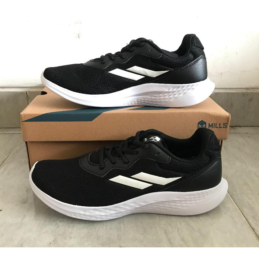 Sepatu Lari Running Mills Specter - Sepatu Lari Running Original - Sepatu Lari Running Mills - Black