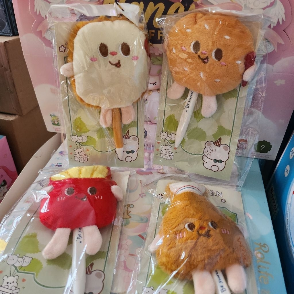 

Pena Roti Boneka Lucu Makanan Pen Food