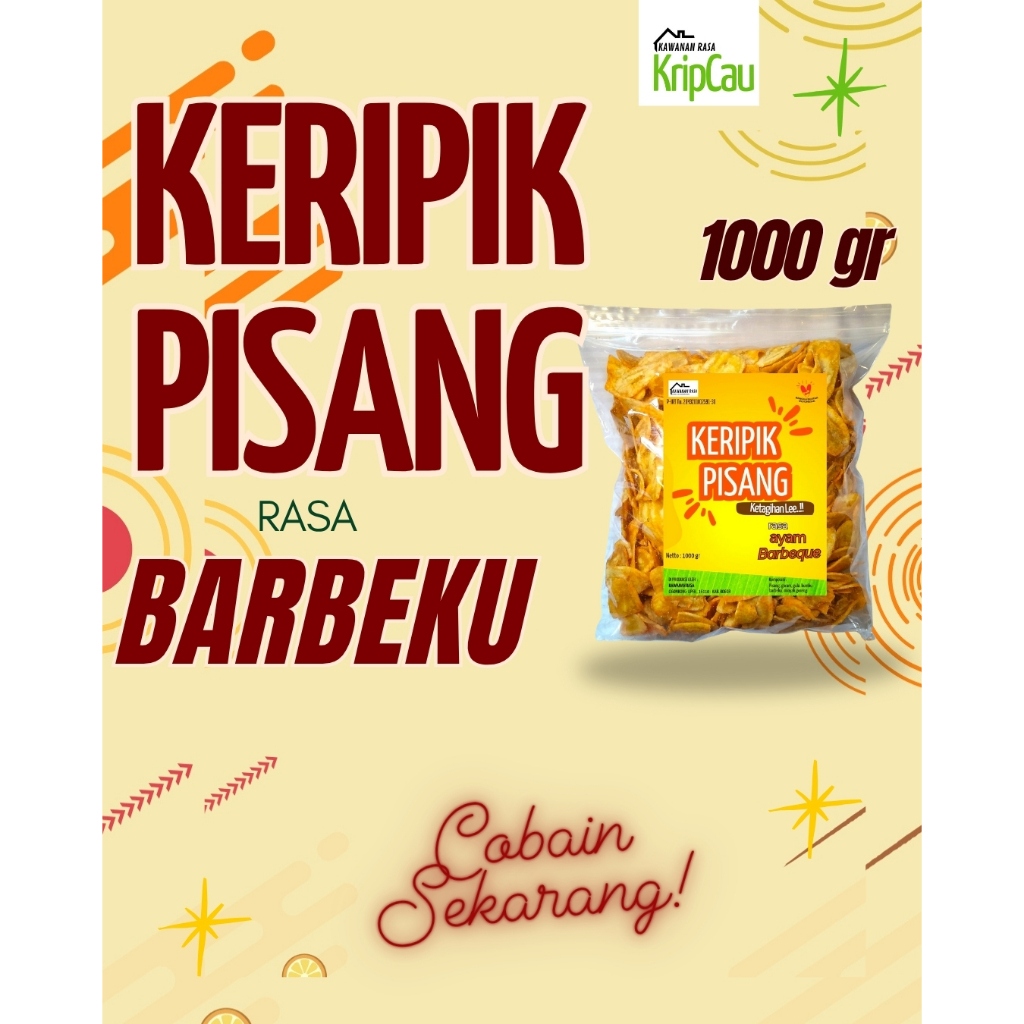 

1000gr Keripik Pisang Rasa Barbeque