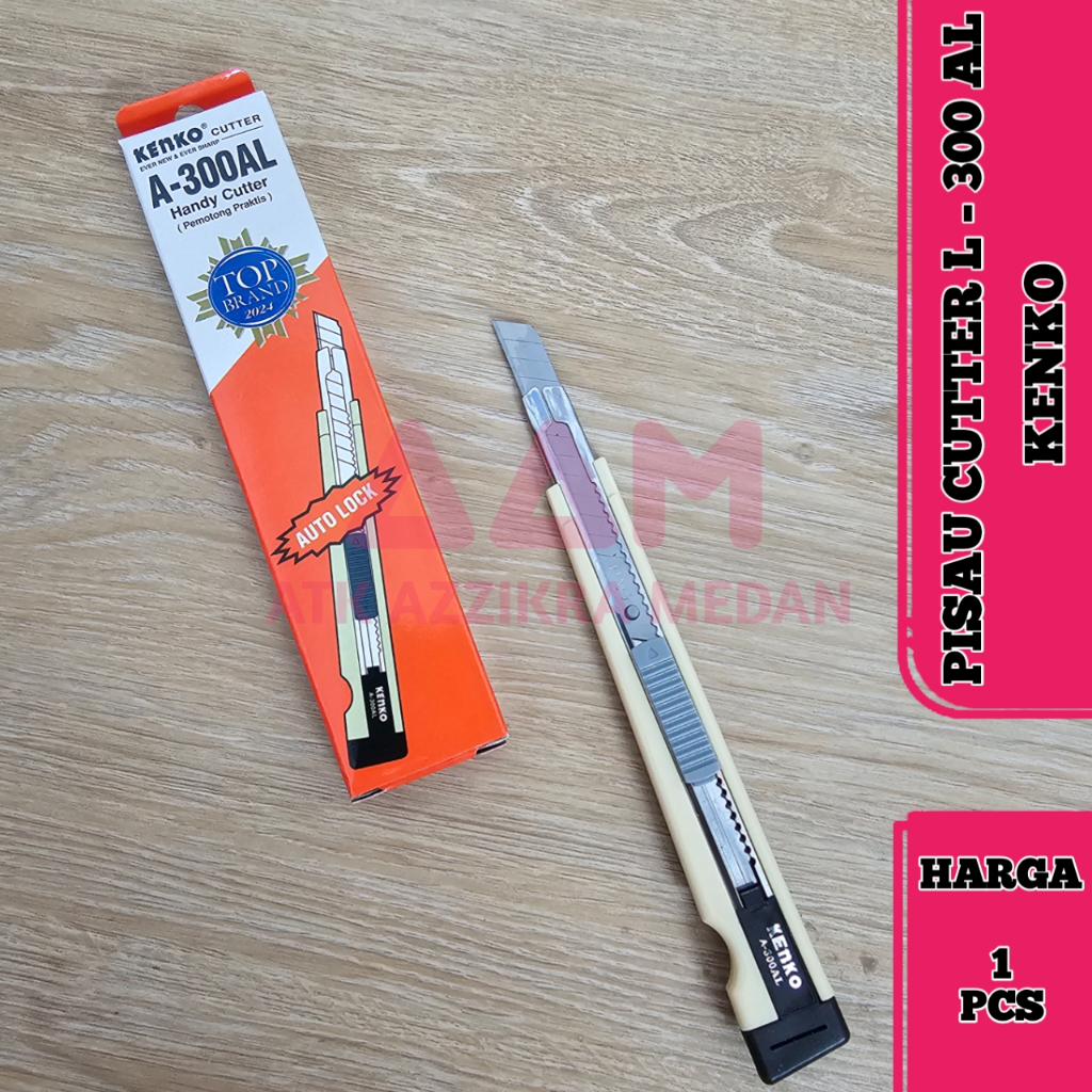 

Pisau Cutter Kenko A-300AL Kater Auto Lock Tajam Murah