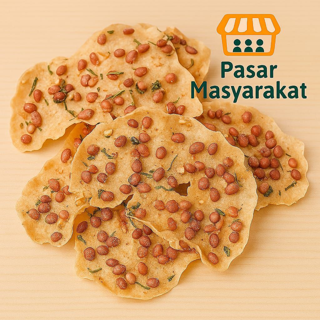 

(PO) Peyek Kacang Tanah 1 Kg Pasar.Masyarakat