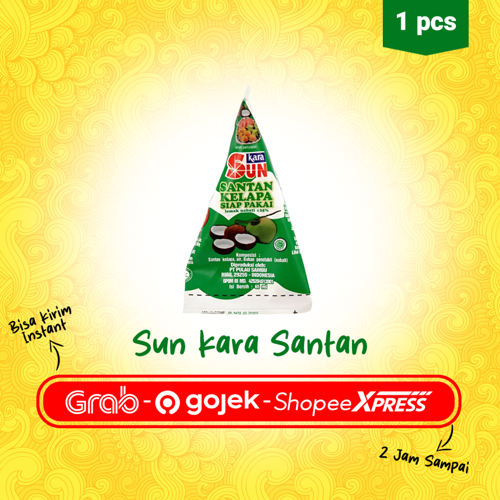 

[1 Pcs] Santan Kara 65ml – Praktis & Siap Pakai, Rasa Alami
