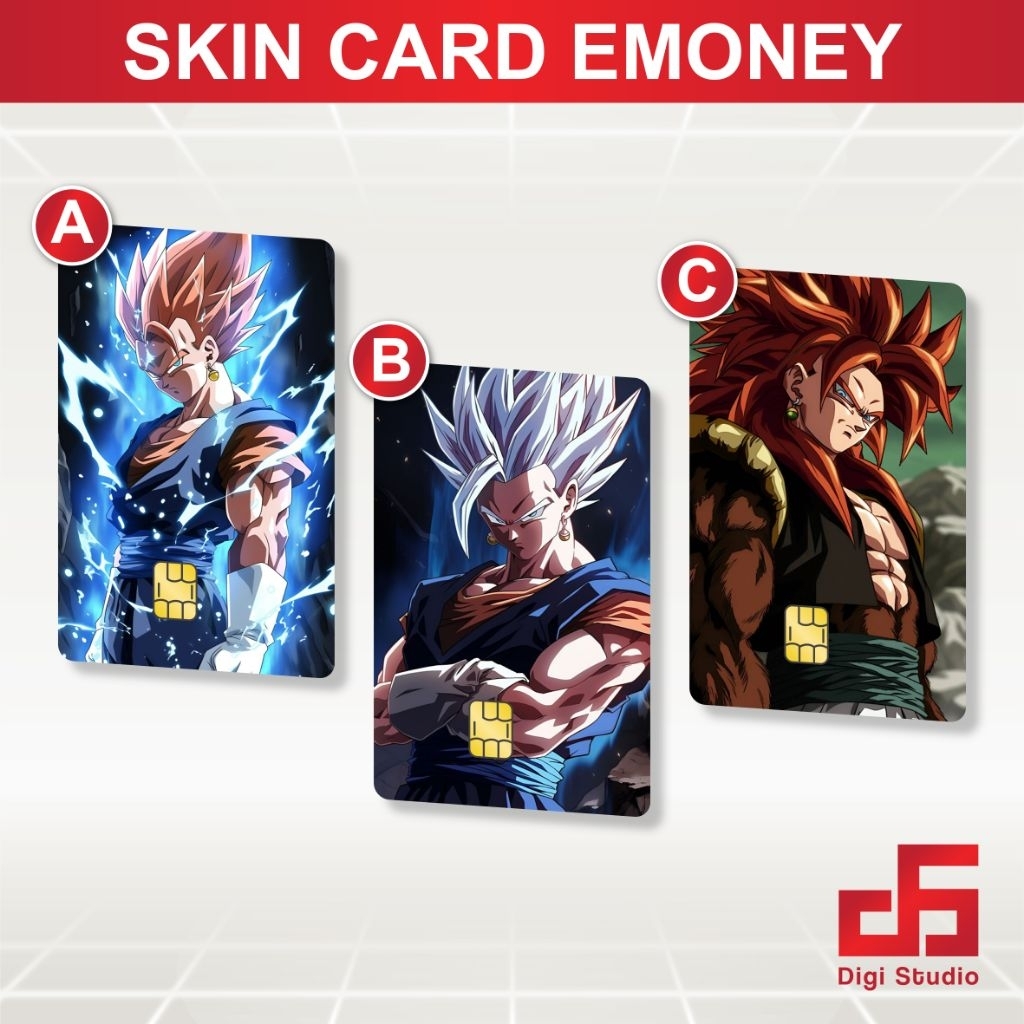 

Digi Studio - Skin Card Gogeta Super Saiyan - Emoney / Flazz / ATM / Credit Card