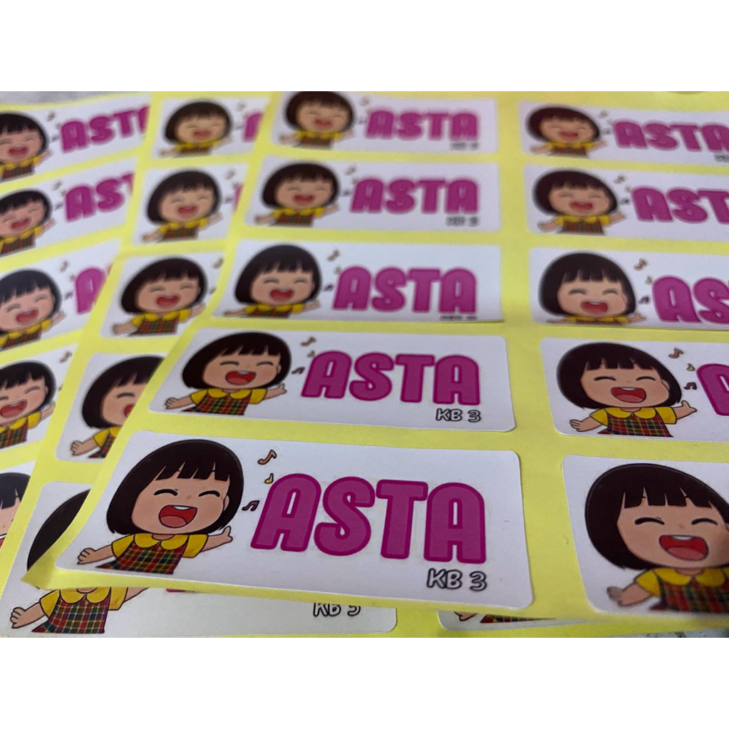 

Stiker custom