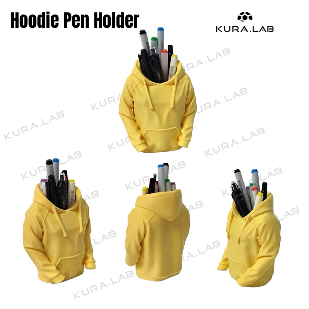 

Hoodie Pen Holder – Tempat Pensil Unik Bentuk Jaket Hoodie, Cocok untuk Meja Belajar & Kantor - [KURA.LAB]