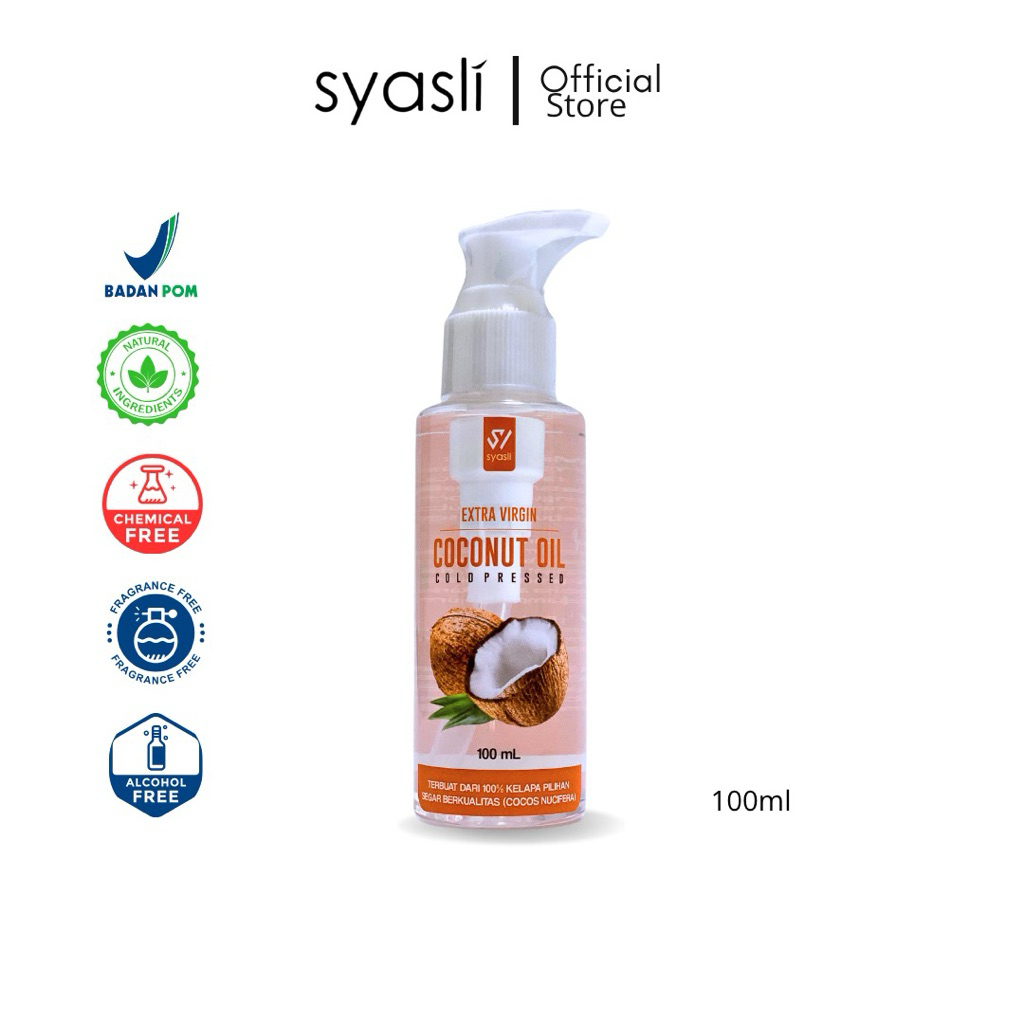 

SYASLI 100ml Extra Virgin Coconut Oil VCO
