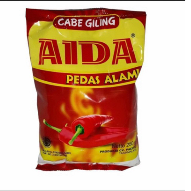 

Aida cabe giling bubuk serbuk 250 gr